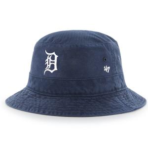 MLB タイガース バケットハット キャップ Bucket Hat 47Brand ネイビー｜mlbshop