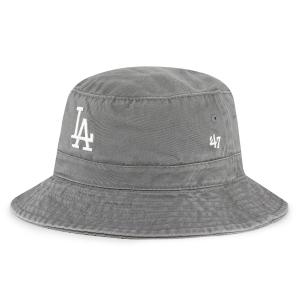 MLB ドジャース バケットハット キャップ Bucket Hat 47Brand ダークグレー｜mlbshop