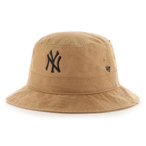 MLB ヤンキース バケットハット キャップ Bucket Hat 47Brand キャメル｜mlbshop