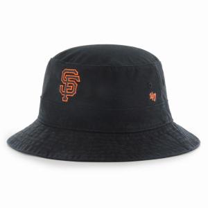 MLB サンフランシスコ・ジャイアンツ バケットハット キャップ Bucket Hat 47Brand ブラック｜mlbshop