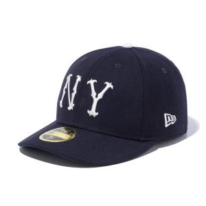 MLB ヤンキース キャップ 59FIFTY ロープロファイル WOOL CAP ニューエラ/New Era ネイビー｜mlbshop