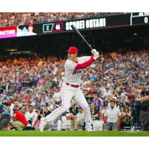 MLB 大谷翔平 エンゼルス Unsigned 2021 Home Run Derby Hitting フォトグラフ Fanatics Authentic｜mlbshop