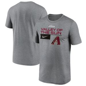 MLB ダイヤモンドバックス Tシャツ 2023 ポストシーズン プレーオフ Legend T-Shirt ナイキ/Nike ヘザーチャコール｜mlbshop