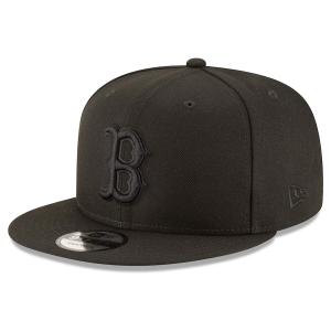 MLB レッドソックス キャップ Basic 9FIFTY Adjustable Hat ニューエラ/New Era ブラック/ブラック｜mlbshop