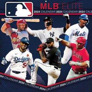 MLB カレンダー 2024 エリート Elite Wall Calendar Turner｜mlbshop