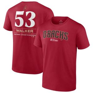 MLB クリスチャン・ウォーカー ダイヤモンドバックス Tシャツ 2023 ワールドシリーズ 進出記念  ネームナンバー Fanatics Branded｜mlbshop