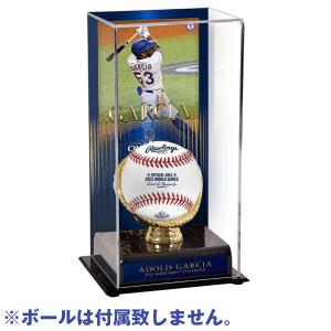 MLB アドリス・ガルシア レンジャーズ 2023 ワールドシリーズ 優勝記念 ボールディスプレイ Fanatics Authentic｜mlbshop