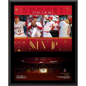 MLB 大谷翔平 エンゼルス フォトフレーム 2023 ア・リーグ MVP 実使用ボールピース 500個限定 Fanatics【231118MVP】｜mlbshop