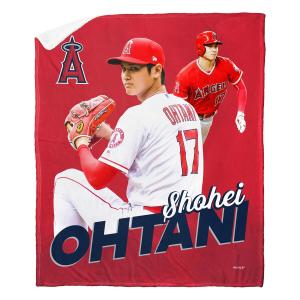 MLB 大谷翔平 エンゼルス The Group 50'' x 60'' Player Silk Sherpa Throw ブランケット (Two-Way) Northwest｜mlbshop