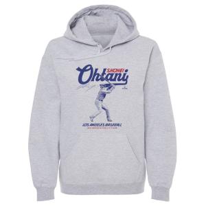 MLB 大谷翔平 ドジャース パーカー Los Angeles D Vintage Hoodie 500Level グレー｜mlbshop