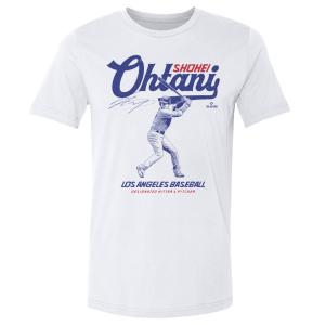 MLB 大谷翔平 ドジャース Tシャツ Los Angeles D Vintage T-Shirt 500Level ホワイト｜mlbshop