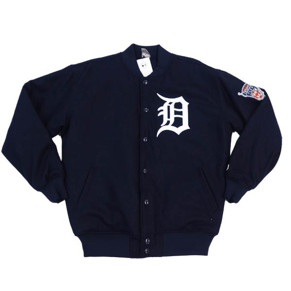 MLB タイガース ジャケット Melton Jacket Fanatics ブラック