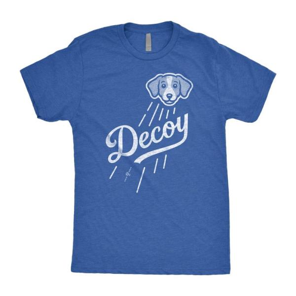 【海外限定版】MLB 大谷翔平 ドジャース Tシャツ Decoy T-Shirt 犬 デコイ デコピ...