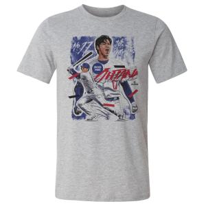 MLB 大谷翔平 ドジャース Tシャツ Los Angeles D Collage T-Shirt 500Level ヘザーグレー｜mlbshop