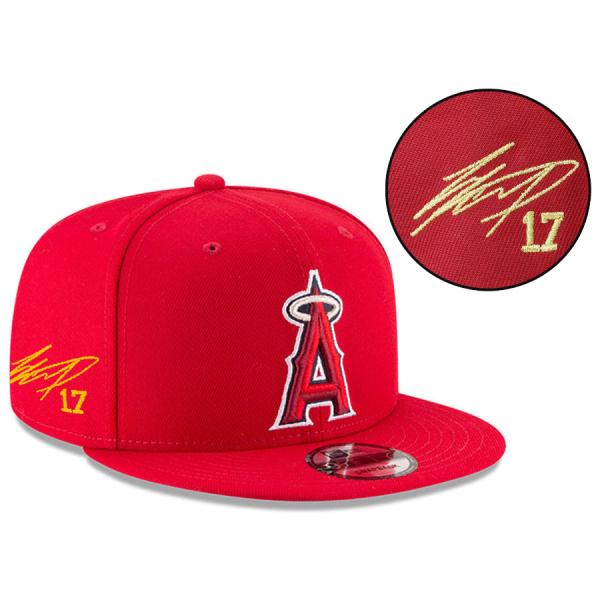 MLB 大谷翔平 エンゼルス キャップ 海外カスタム サイン刺繍 Basic 9FIFTY Snap...