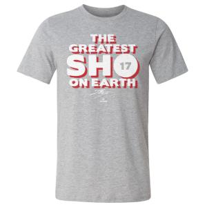 MLB 大谷翔平 ドジャース Tシャツ Los Angeles D The Greatest Sho WHT 500Level ヘザーグレー｜mlbshop