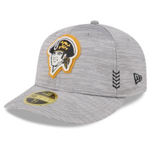 MLB パイレーツ キャップ 2024 クラブハウス Clubhouse ロープロファイル 59FIFTY ニューエラ/New Era グレー｜mlbshop