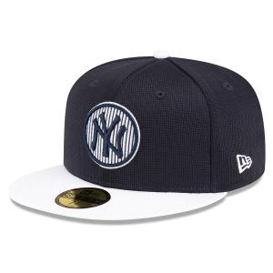 MLB ヤンキース キャップ 2024 バッティングプラクティス 59FIFTY Batting Practice ニューエラ/New Era ネイビー｜mlbshop