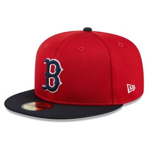 MLB レッドソックス キャップ 2024 バッティングプラクティス 59FIFTY Batting Practice ニューエラ/New Era レッド｜mlbshop