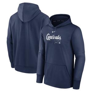 MLB カージナルス パーカー 2024 選手着用モデル オーセンティック Practice Hoodie ナイキ/Nike ネイビー｜mlbshop