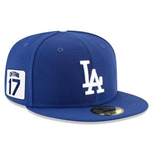 MLB 大谷翔平 ドジャース キャップ ネーム＆ナンバーパッチ 59FIFTY Performance Fitted Hat New Era  ロイヤル