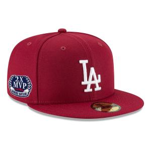 MLB 大谷翔平 ドジャース キャップ 2x MVPパッチ 59FIFTY Fitted Hat ニューエラ/New Era カーディナル｜mlbshop