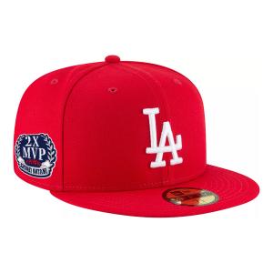 MLB 大谷翔平 ドジャース キャップ 2x MVPパッチ 59FIFTY Fitted Hat ニューエラ/New Era スカーレット