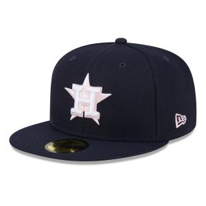 MLB アストロズ キャップ 2024 母の日 Mother's Day On-Field 59FIFTY Fitted Hat ニューエラ/New Era ネイビー｜mlbshop