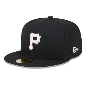 MLB パイレーツ キャップ 2024 母の日 Mother's Day On-Field 59FIFTY Fitted Hat ニューエラ/New Era ブラック｜mlbshop