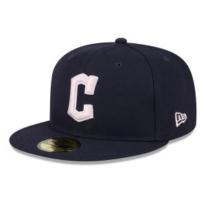 MLB ガーディアンズ キャップ 2024 母の日 Mother's Day On-Field 59FIFTY Fitted Hat ニューエラ/New Era ネイビー｜mlbshop