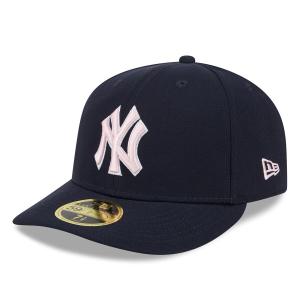 MLB ヤンキース キャップ 2024 母の日 Mother's Day Low Profile 59FIFTY Fitted Hat ニューエラ/New Era ネイビー｜mlbshop