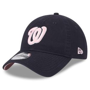 MLB ナショナルズ キャップ 2024 母の日 Mother's Day 9TWENTY Adjustable Hat ニューエラ/New Era ネイビー｜mlbshop