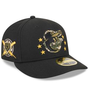 MLB オリオールズ キャップ 【海外版】 2024 アームドフォースデー Low Profile 59FIFTY ニューエラ/New Era ブラック｜mlbshop