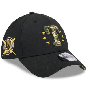 MLB レンジャーズ キャップ 【海外版】 2024 アームドフォースデー 39THIRTY Flex Hat ニューエラ/New Era ブラック