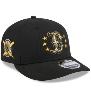 MLB レッドソックス キャップ 【海外版】 2024 アームドフォースデー Low Profile 9FIFTY  Hat ニューエラ/New Era ブラック｜mlbshop