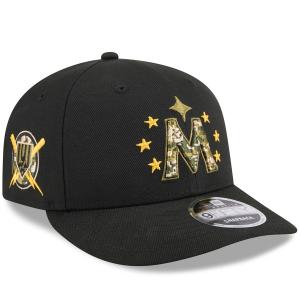 MLB ミネソタ・ツインズ キャップ 【海外版】 2024 アームドフォースデー Low Profile 9FIFTY  Hat ニューエラ/New Era ブラック｜mlbshop