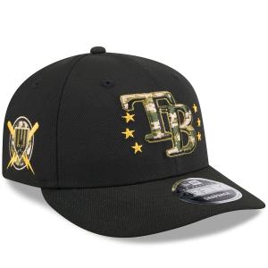 MLB タンパベイ・レイズ キャップ 【海外版】 2024 アームドフォースデー Low Profile 9FIFTY  Hat ニューエラ/New Era ブラック｜mlbshop