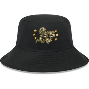 MLB アスレチックス キャップ 【海外版】 2024 アームドフォースデー Bucket Hat ニューエラ/New Era ブラック｜mlbshop