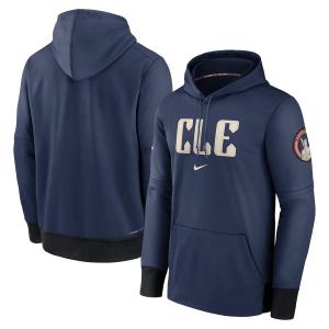 MLB ガーディアンズ パーカー 2024 シティーコネクト オーセンティック Practice Performance Pullover Hoodie ナイキ/Nike ネイビー｜mlbshop