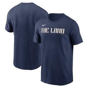 MLB ガーディアンズ Tシャツ 2024 シティーコネクト Wordmark T-Shirt ナイキ/Nike ネイビー｜mlbshop