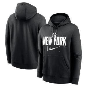 MLB ヤンキース パーカー Club Slack Fleece Hood ナイキ/Nike ブラック｜mlbshop