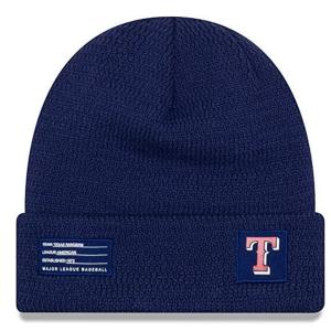 MLB レンジャーズ ニットキャップ 2018 Sport Knit 選手着用モデル ニューエラ/New Era ブルー｜mlbshop