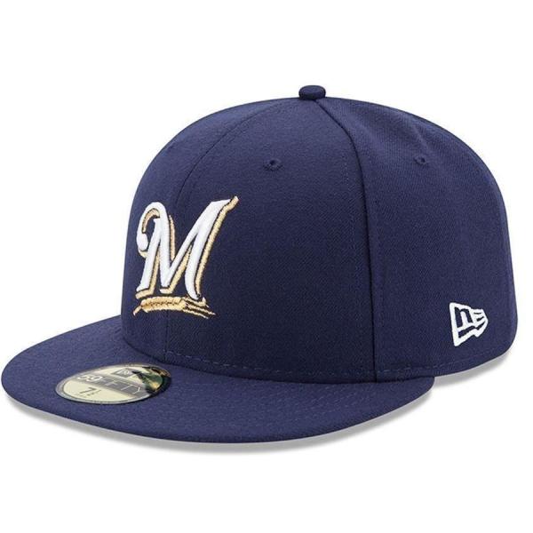 MLB ブリュワーズ キャップ 【廃盤モデル】2017 Authentic Collection O...