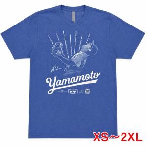 MLB 山本由伸 ドジャース Tシャツ 【海外限定版】ワールドシリーズ2025優勝 MVP T-Shirt Game 7 Last Out Rotowear ロイヤル