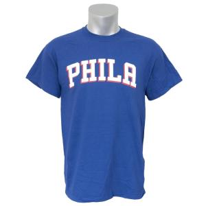 NBA Tシャツ 76ers 半袖 シティ ワードマーク マジェスティック/Majestic ロイヤル【OCSL】｜mlbshop