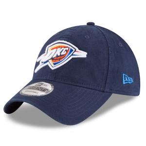 NBA サンダー キャップ/帽子 コア クラシック アジャスタブル ニューエラ/New Era ネイビー｜mlbshop