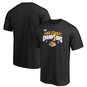 レイカーズ Tシャツ tシャツ NBA 2020NBAファイナル優勝記念 ブラック Shot Clock NBAファイナル2020｜mlbshop