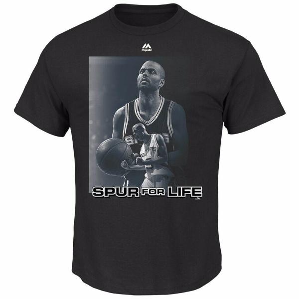 スパーズ Tシャツ トニー・パーカー NBA プレーヤー 半袖 メンズ マジェスティック Majes...