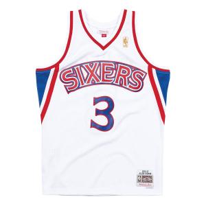 NBA アレン・アイバーソン 76ers ユニフォーム スウィングマン ホーム 1996-97 ミッチェル＆ネス/Mitchell & Ness ホワイト｜mlbshop
