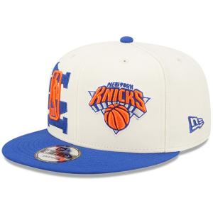 NBA ニックス キャップ NBAドラフト2022 Draft 9FIFTY スナップバック ニューエラ/New Era クリーム ブルー｜mlbshop